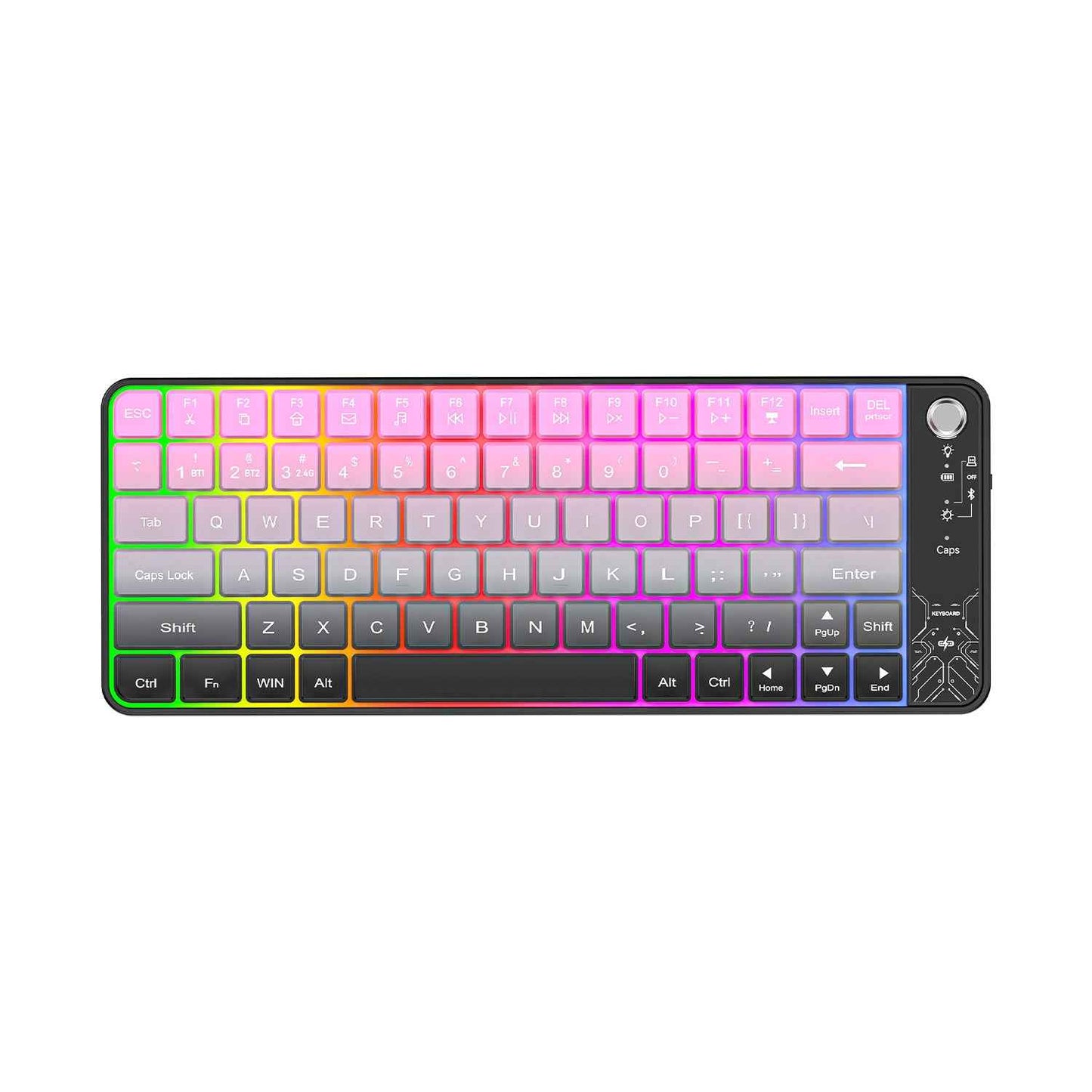 Wireless keyboard RGB Backlight 79 Keys