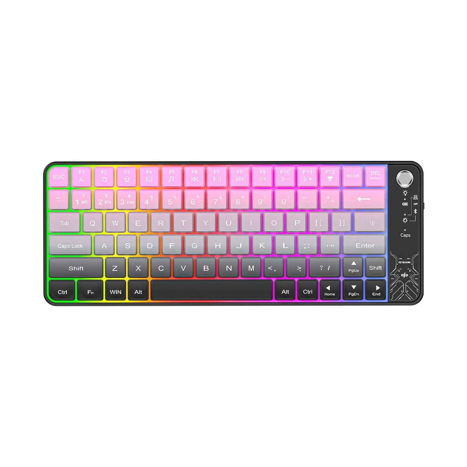 Wireless keyboard RGB Backlight 79 Keys