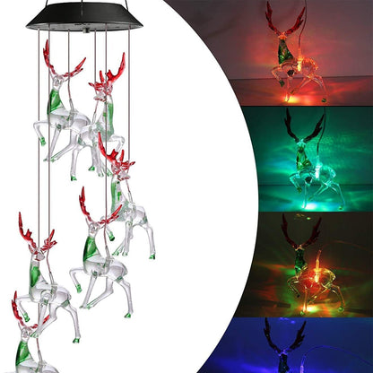 Solar garden lamp LED Lighting Wind Chine Design for Festive Season