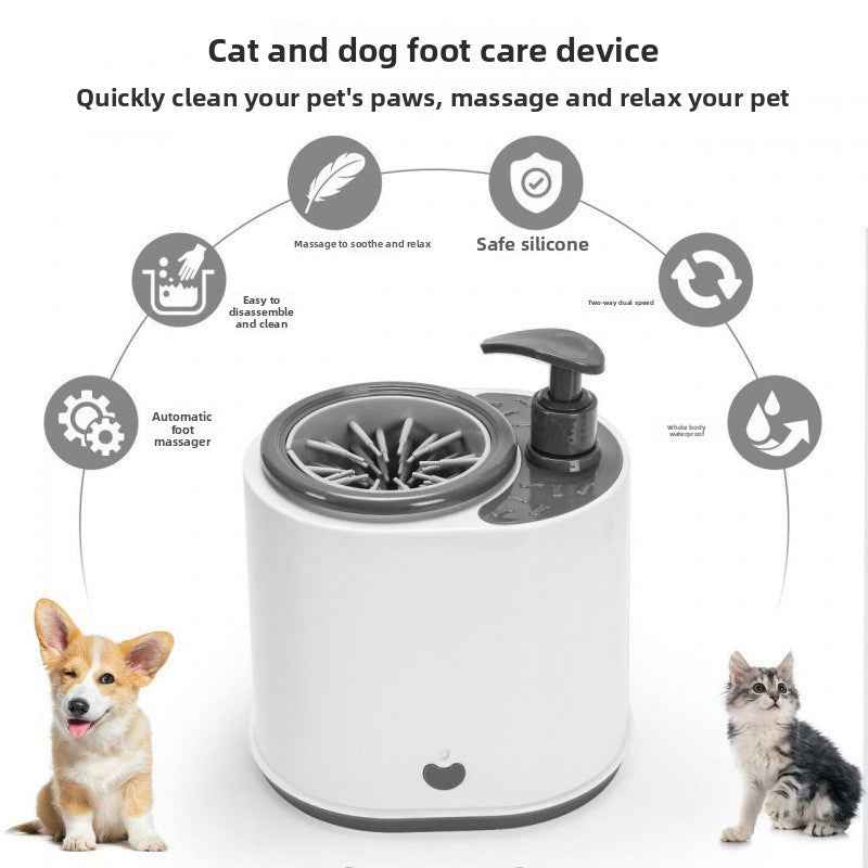Electric Pet Foot Cleaning Cup Device