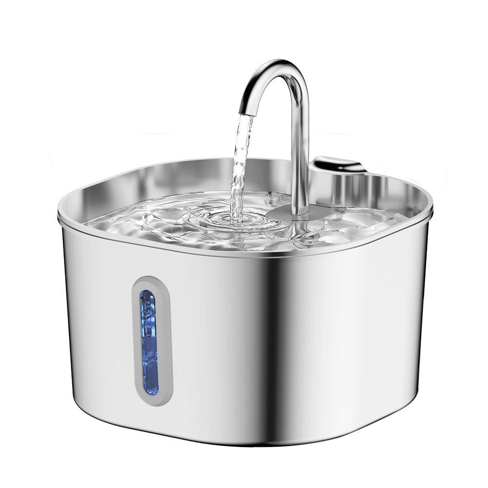 Stainless Steel Pet Water Dispenser with Filtration