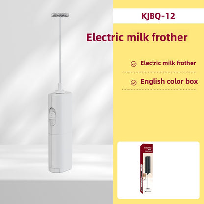 Rechargeable Handheld Electric Mixer with Interchangeable heads for mixing, frothing, and blending tasks