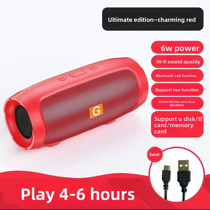 Portable Bluetooth Speaker 10W with Enhanced Bass