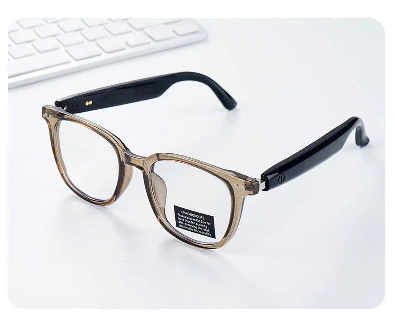 Smart Bluetooth Glasses with Color-Changing Lenses, Touch Control, Noise Reduction Dual Speakers, Lightweight Design, and Multi-Functional Support for Music, Navigation, and Voice Assistant - ZeeTec Store