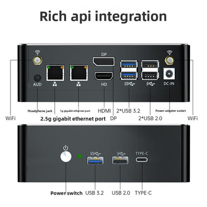 mini computer, High Performance, Compact Design, Integrated Graphics, Efficient Cooling