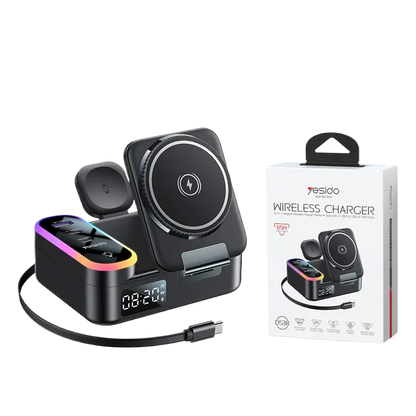 Digital Clock Wireless Charger - Magnetic and Convenient Charging Solution - ZeeTec Store