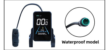 LCD Color Display makes cycling easier and more enjoyable showcasing your average speed, real-time speed, and mileage.
