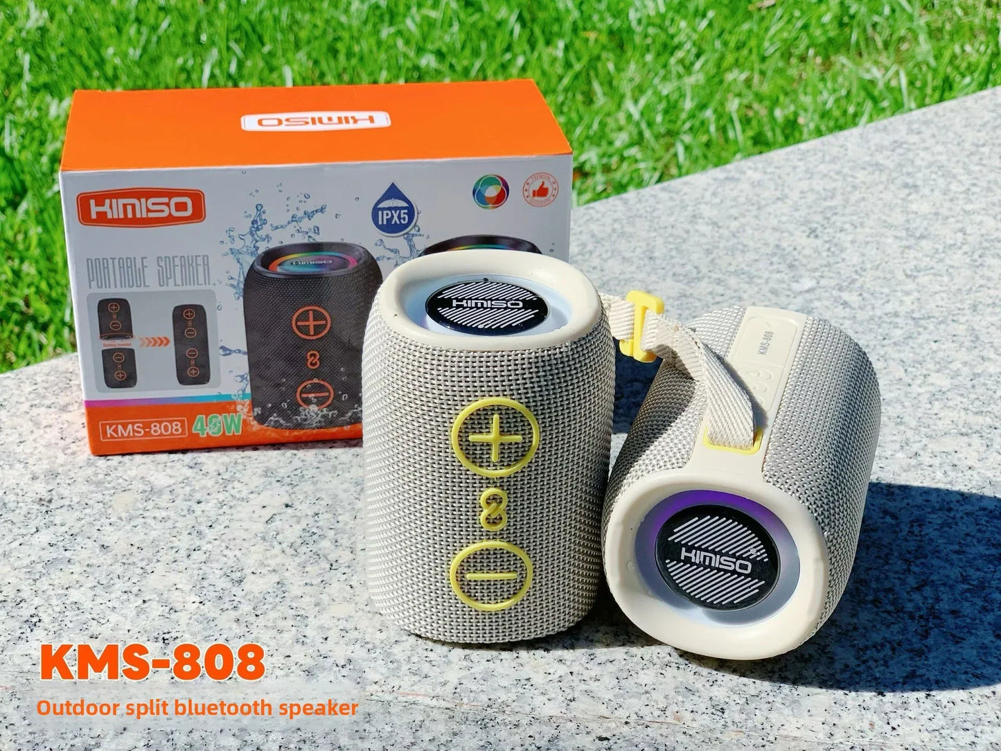Bluetooth cylindrical Speaker – Portable Wireless Sound System for Music Lovers - ZeeTec Store