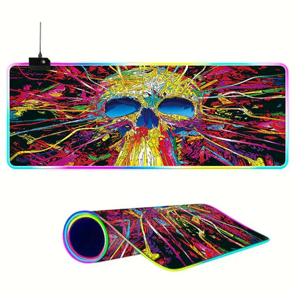 Colorful LED Mouse Pad for Enhanced Gaming Experience - Super Large Luminous Design - ZeeTec Store