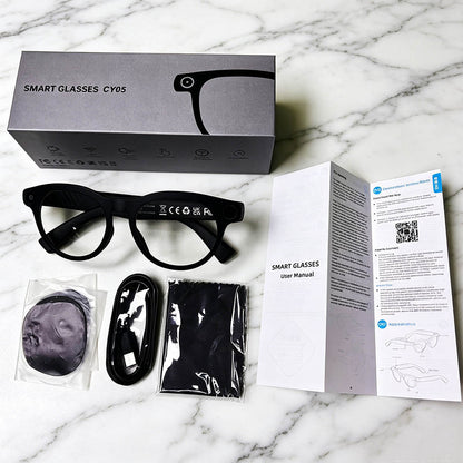AI Smart Glasses Translator Calls Bluetooth Video Photo