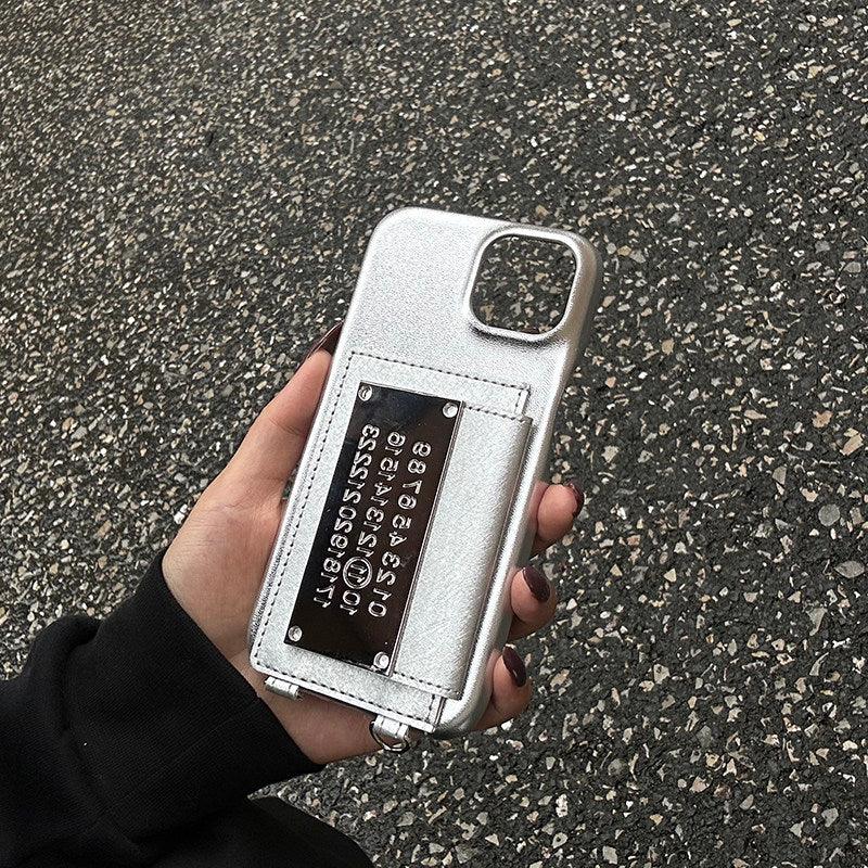 Minimalist Leather Phone Case with Card Holder for Stylish Protection - ZeeTec Store