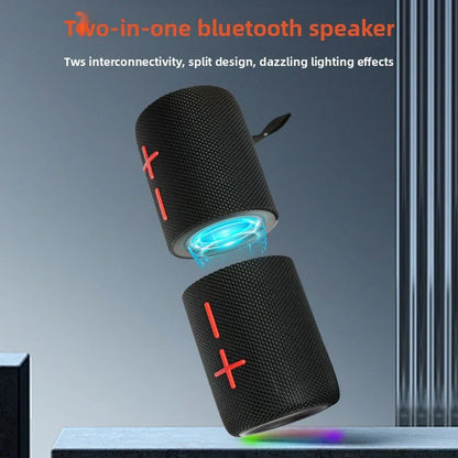 Portable Bluetooth Speaker with LED Light - Magnetic & Portable Design - ZeeTec Store