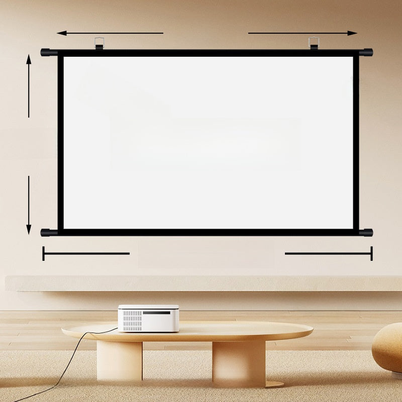 Projector Screen No Drill Universal Compatible
