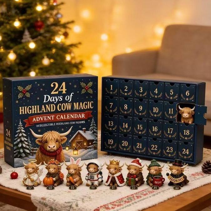 24 Days Christmas Magic Advent Calendar with Animal Blind Boxes