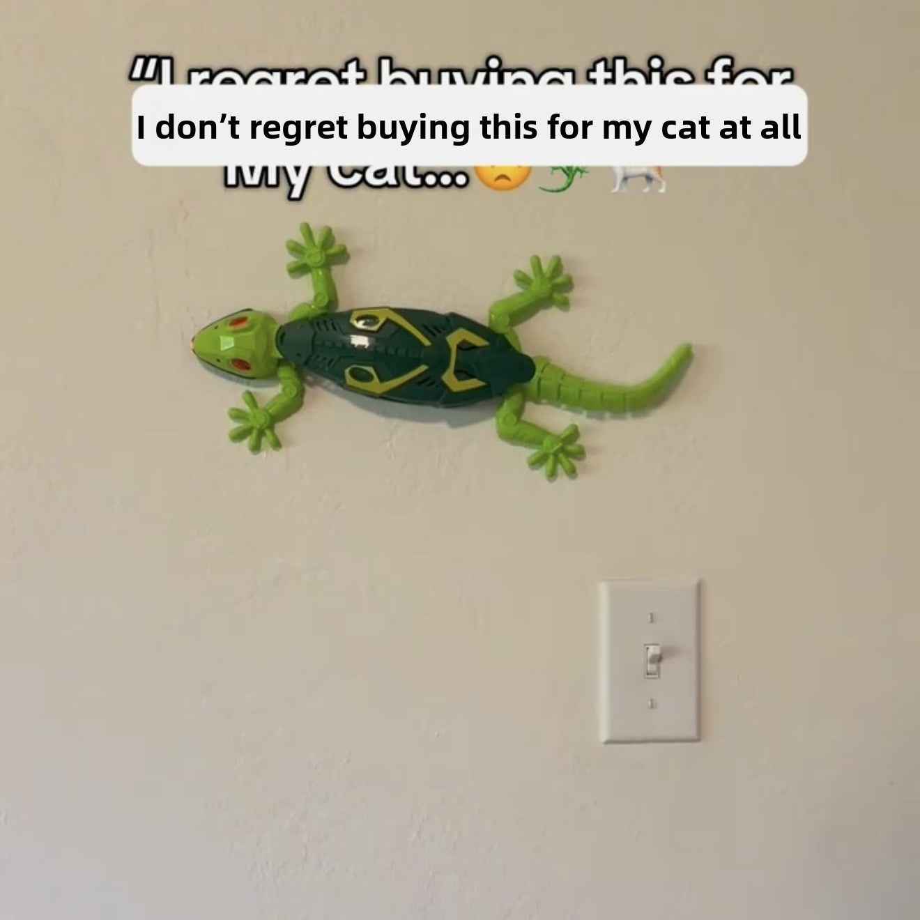 Electric Remote-Controlled Climbing Lizard Toy for cats