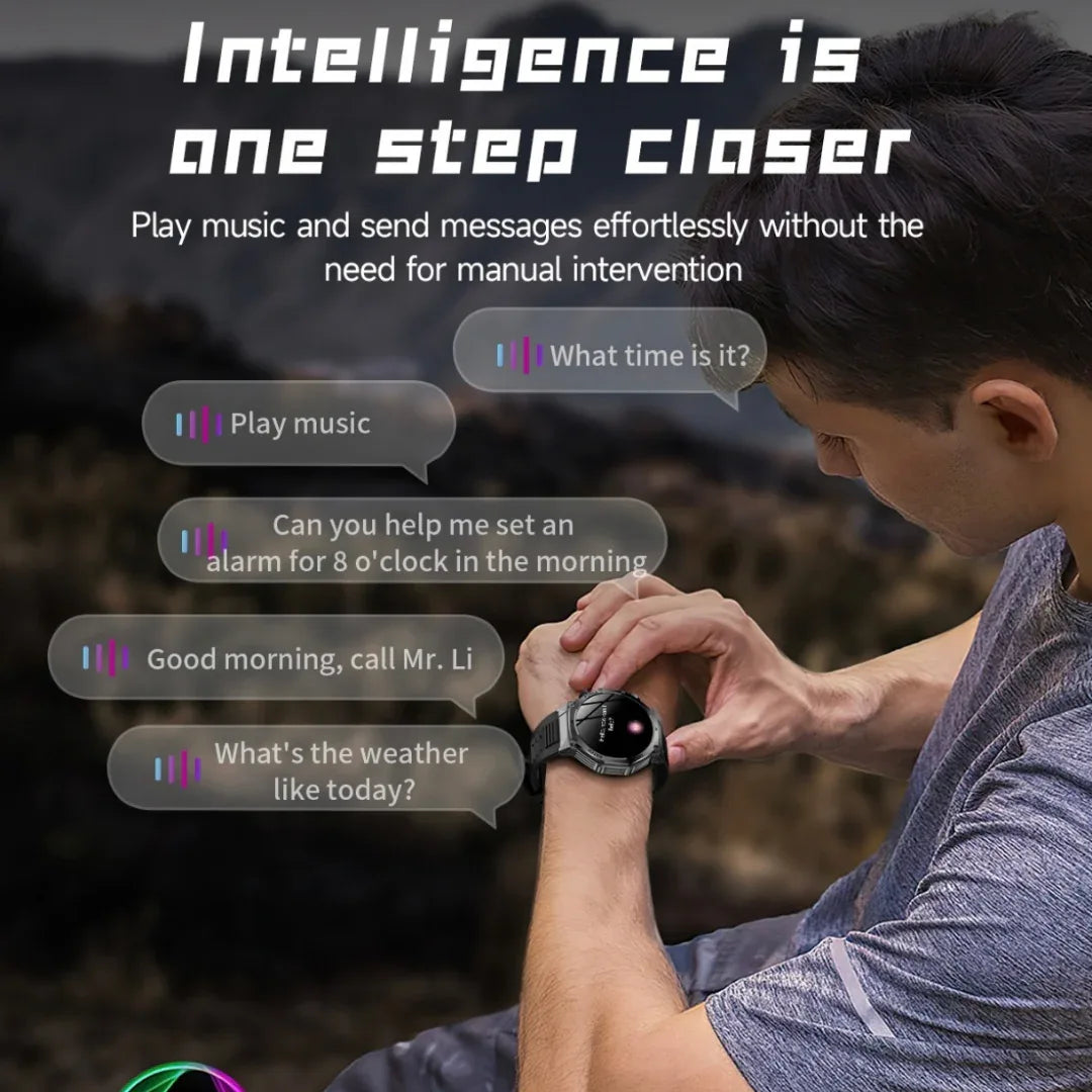 Bluetooth Smart Watch with Fitness Tracking, 1.8” HD Display, Dual Straps, Heart Rate Monitoring, Waterproof, Bluetooth Calling, Up to 7 Days Battery - ZeeTec Store