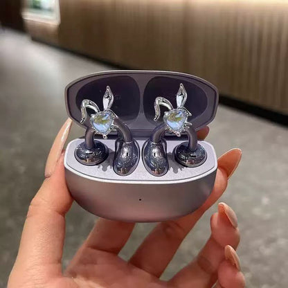 Fashion Diamond Earphone Clip Accessories