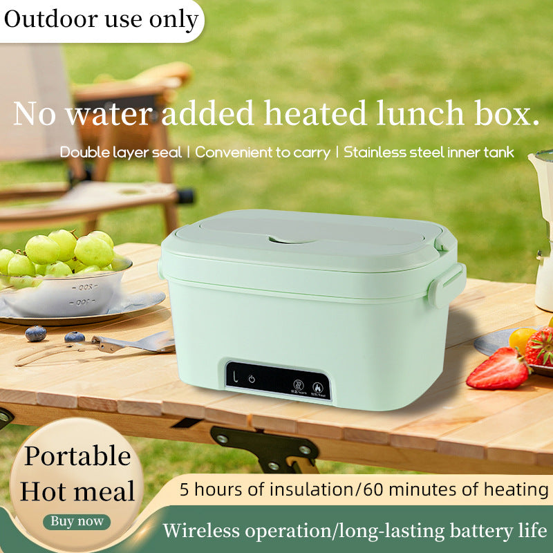 Portable USB Electric Heating Lunch Box with Rechargeable Battery
