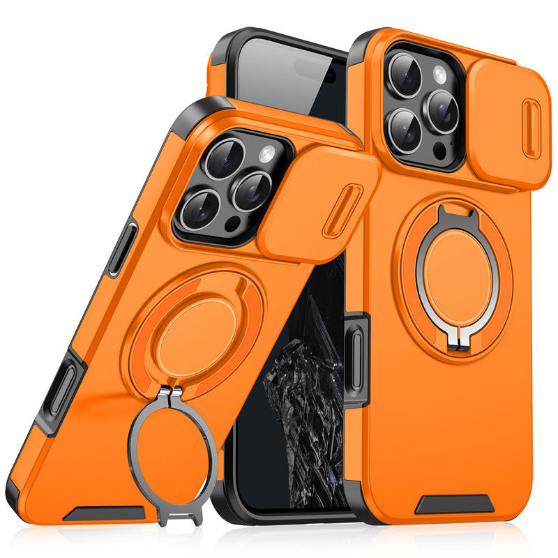 Sliding Window Phone Case with Stand for iPhone - ZeeTec Store