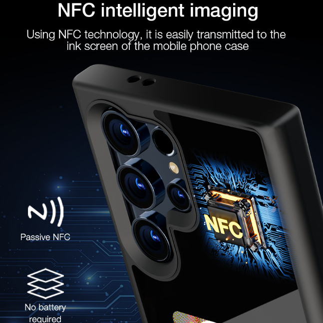 Smart DIY NFC Samsung  Phone Case Display Personalised Pictures