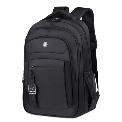 Large Capacity Nylon Backpack with Laptop Compartment