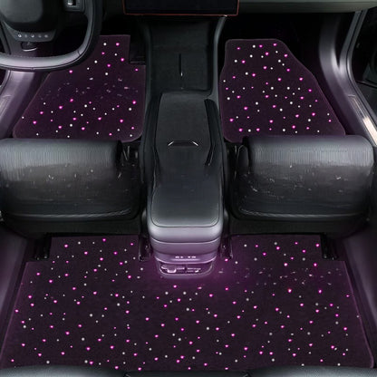 Car LED Ambient Foot Mats Voice Control