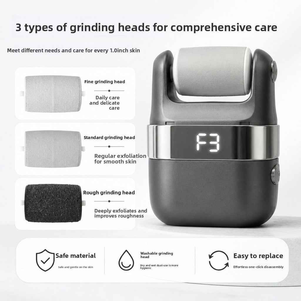 Pedicure Machine for Removing Calluses on Heels, Electric Foot Grinder for Home Use,