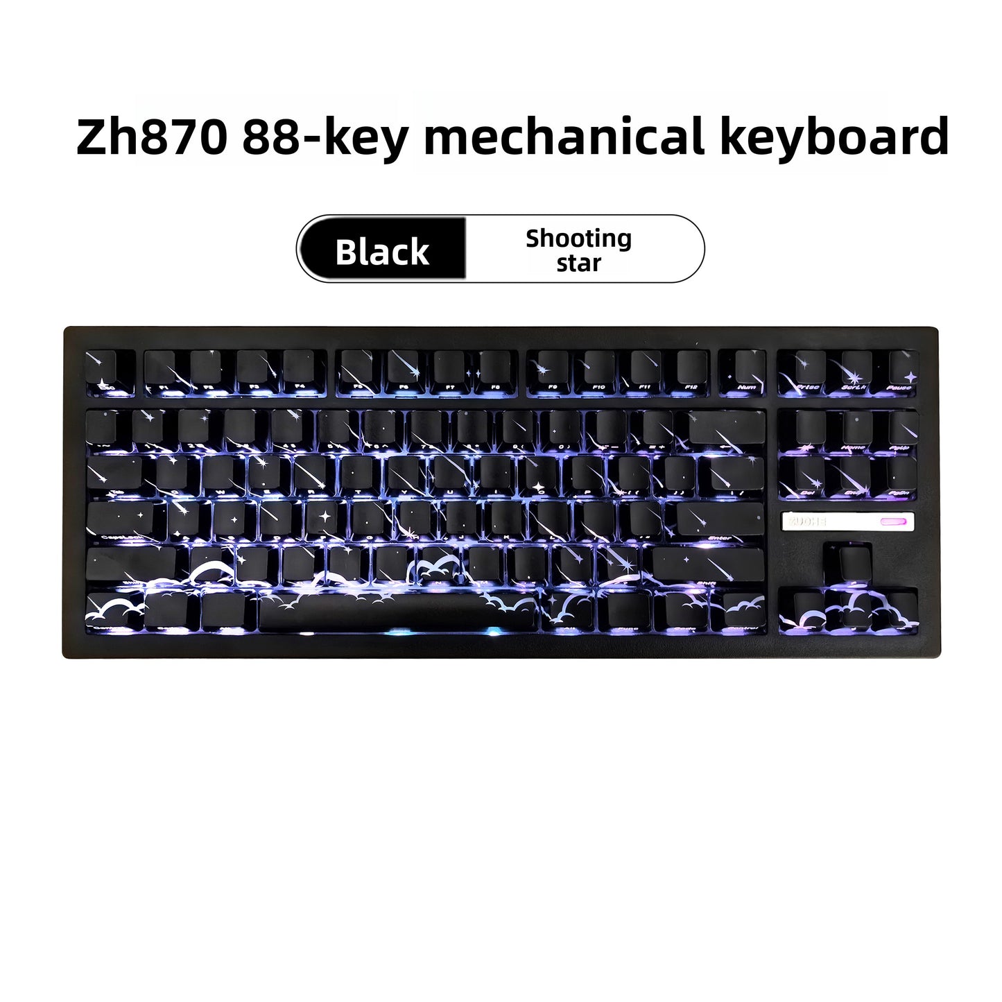 ZORNHER ZH870 Wireless Gaming Keyboard Three-Mode Full-Key Hot-Swappable