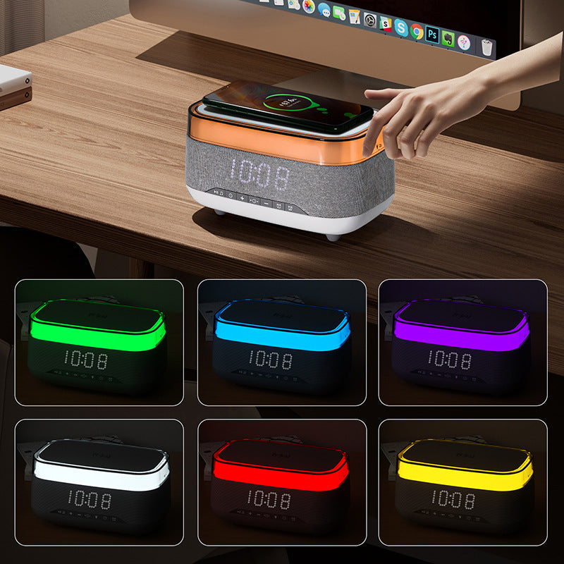 Bluetooth Speaker Charger Clock Alarm Home Audio  Private Model Wireless