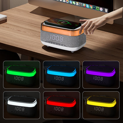 Bluetooth Speaker Charger Clock Alarm Home Audio  Private Model Wireless