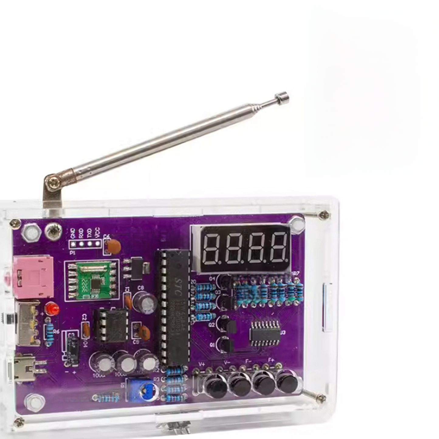 FM Radio DIY Assembly Kit with Digital Display