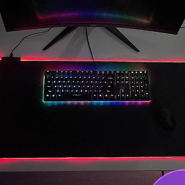 LED Mouse Pad with RGB Lighting for Ultimate Gaming Experience - ZeeTec Store