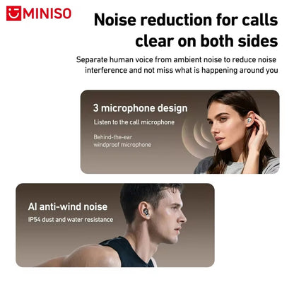Miniso AI translation Bluetooth headphones