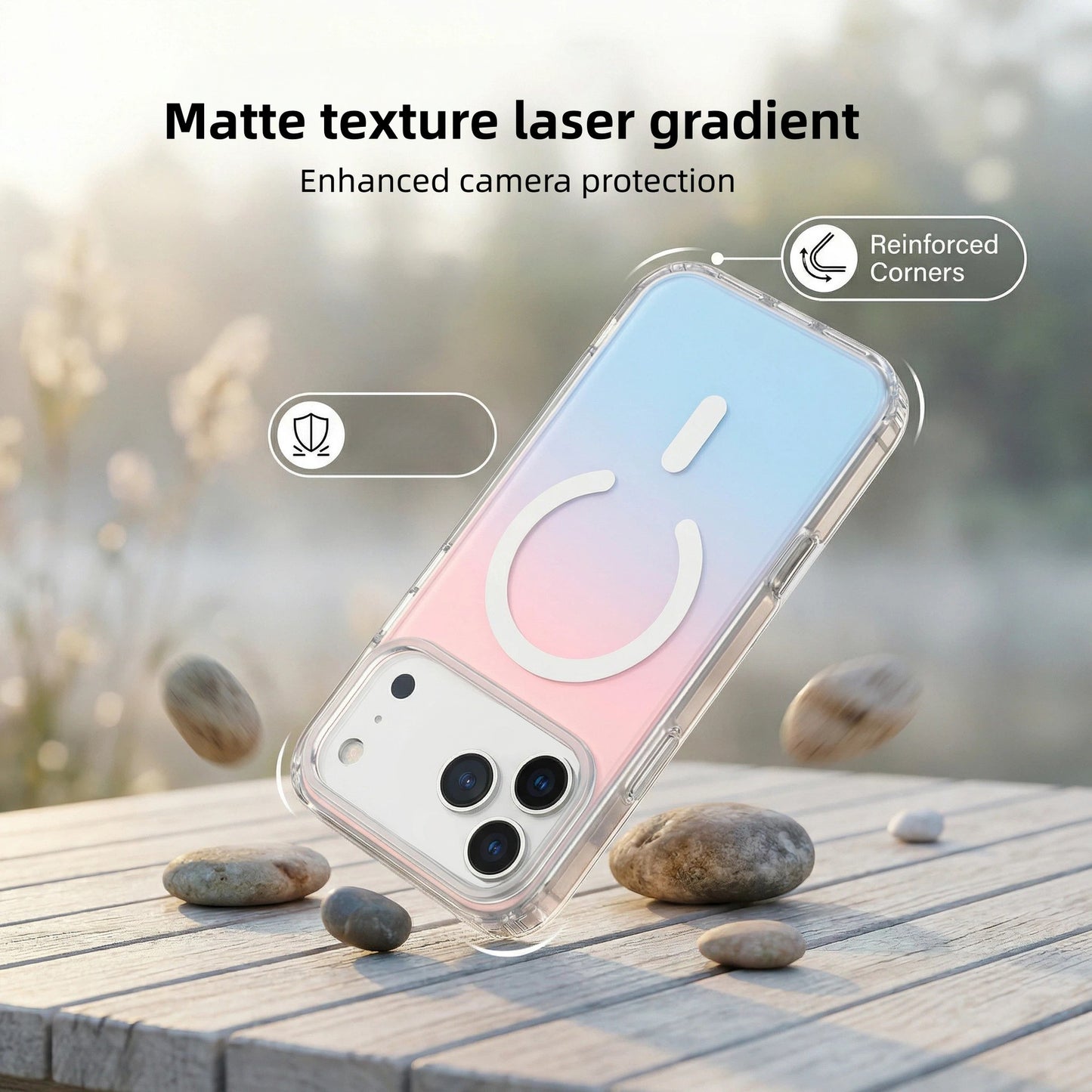 Magnetic phone case Matte Anti-Fall and Scratch Resistance