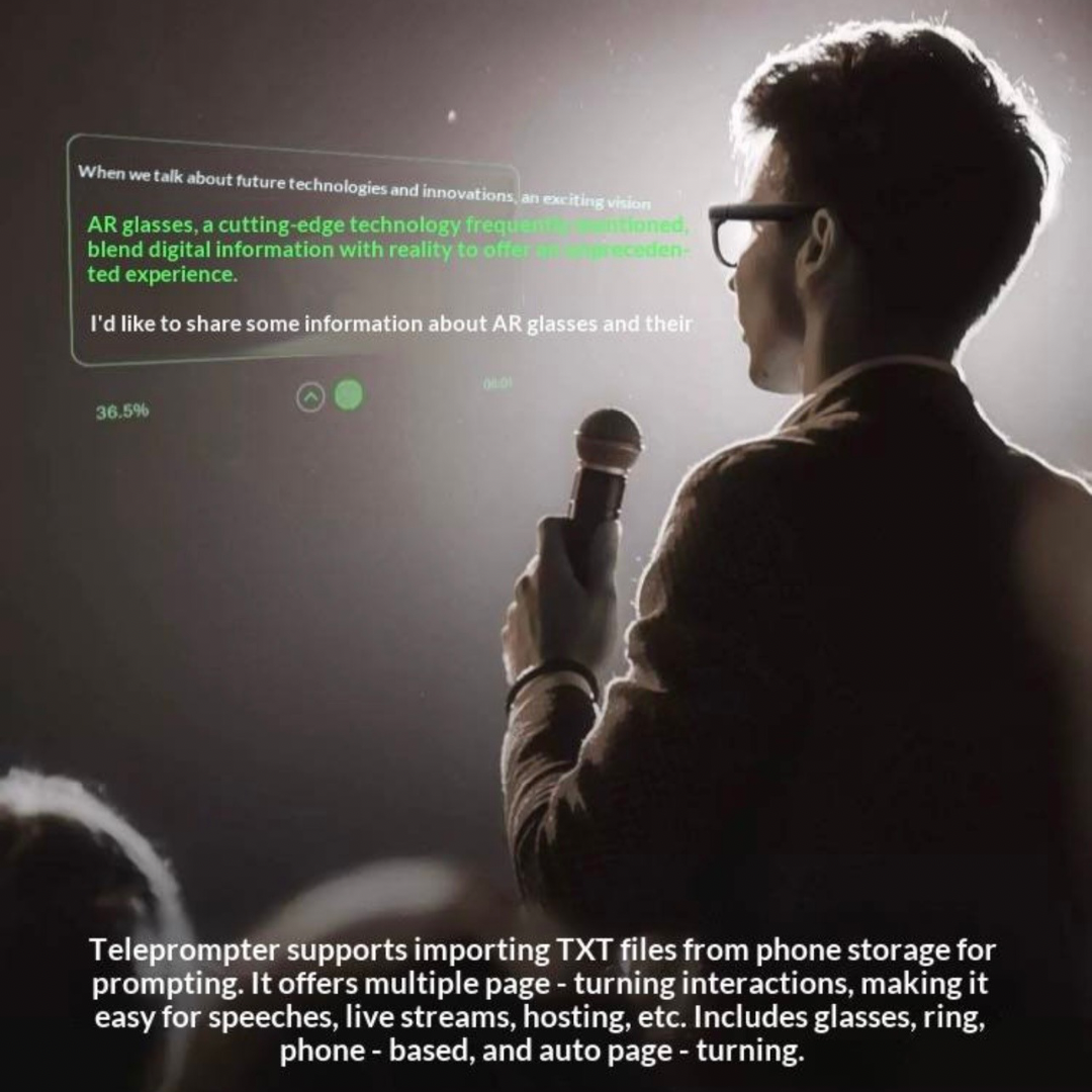 MYVU AR Smart Glasses Text Lens Display Speech Teleprompter Real-Time Translation - ZeeTec Store