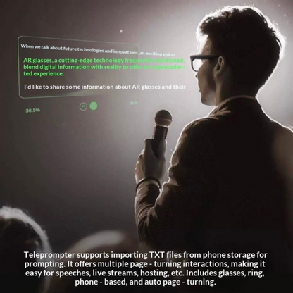 MYVU AR Smart Glasses Text Lens Display Speech Teleprompter Real-Time Translation - ZeeTec Store