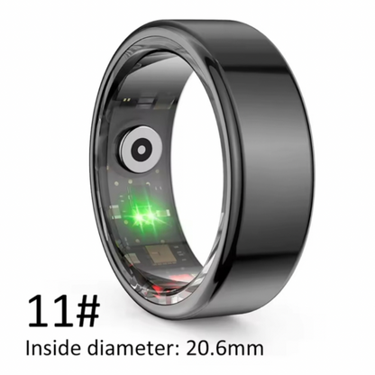 Smart Ring with Multi-Sports Modes – Pedometer, Multi-Sports Modes & Fitness Tracking, Advanced Health Monitoring, App Connectivity, Smart Features – Remote photo control, Long Battery Life – 17mAh up to 15 days standby, IP68 Waterproof