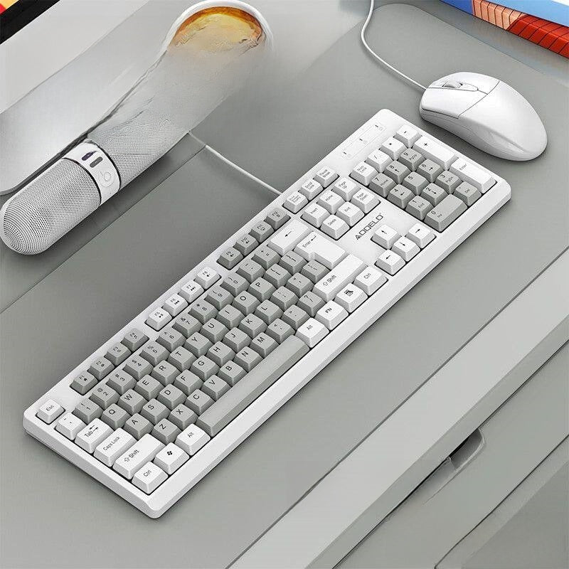 Office keyboard and mouse wired Magnetic Axis 104 keys