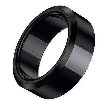 Smart Sports Ring, Heart Rate Monitoring Blood Oxygen Detection Sleep Analysis Stress Tracking Step Counter, Waterproof Design
