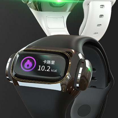 Smartwatch headphones Space Eye Design AI Assistant AMOLED Payment Health Monitor Call