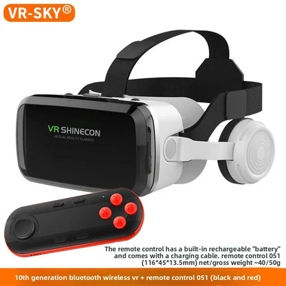 Wireless Bluetooth VR Headset G04BS - 3D Virtual Reality Game Helmet - ZeeTec Store