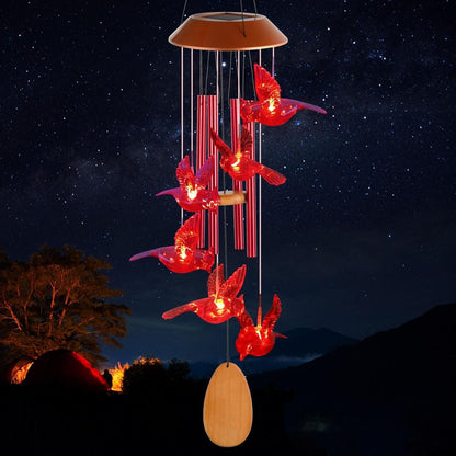 Solar garden lamp LED Lighting Wind Chine Design for Festive Season