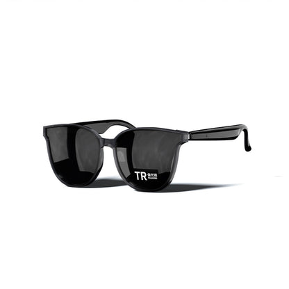 AI Smart Glasses with Multilingual Translation Bluetooth Bone Conduction Calls Music Lightweight