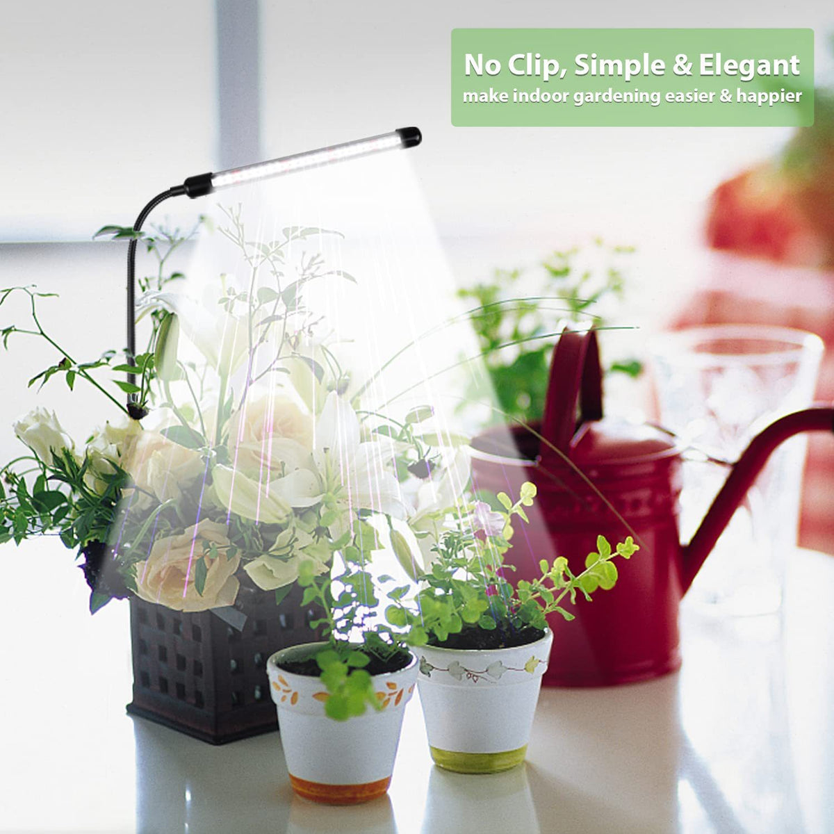 Smart Planting Adjustable LED Plant Growth Light with Timer