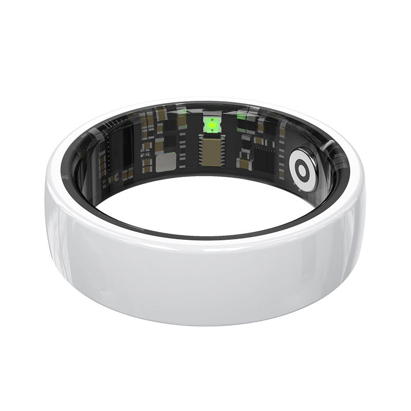 Ceramic Health Monitoring Smart Ring Bluetooth Gesture Control