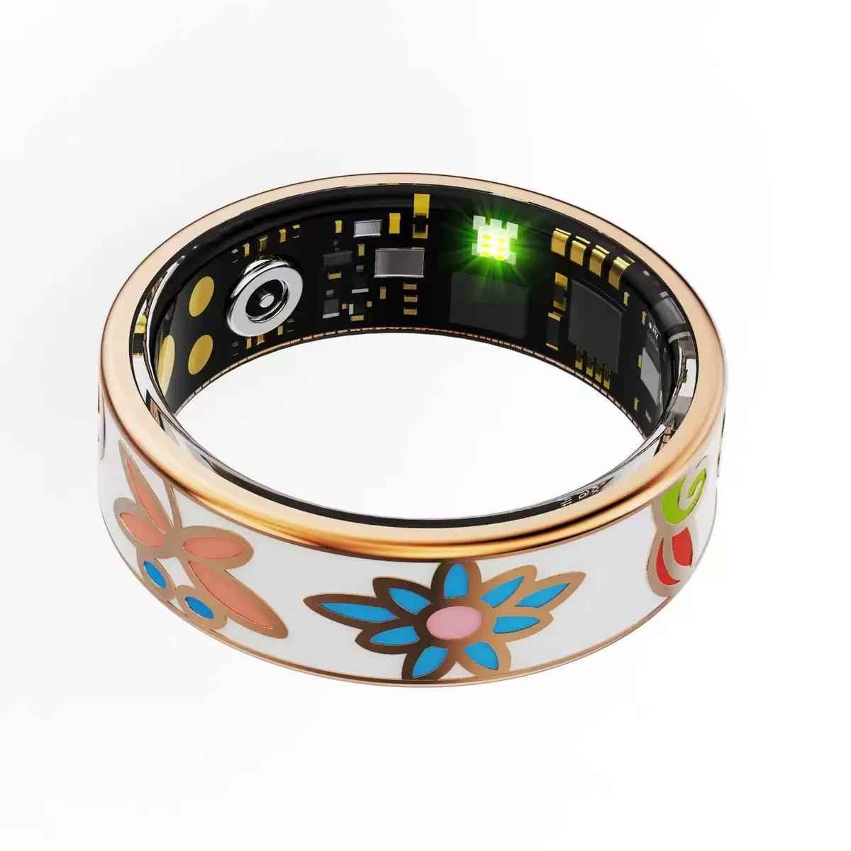 Smart Health Ring with Heart Rate Sleep Monitoring
