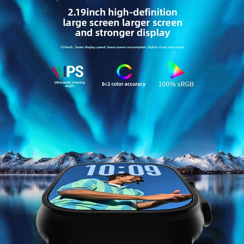 Smart Watch with Heart Rate Monitoring and Bluetooth Call Features