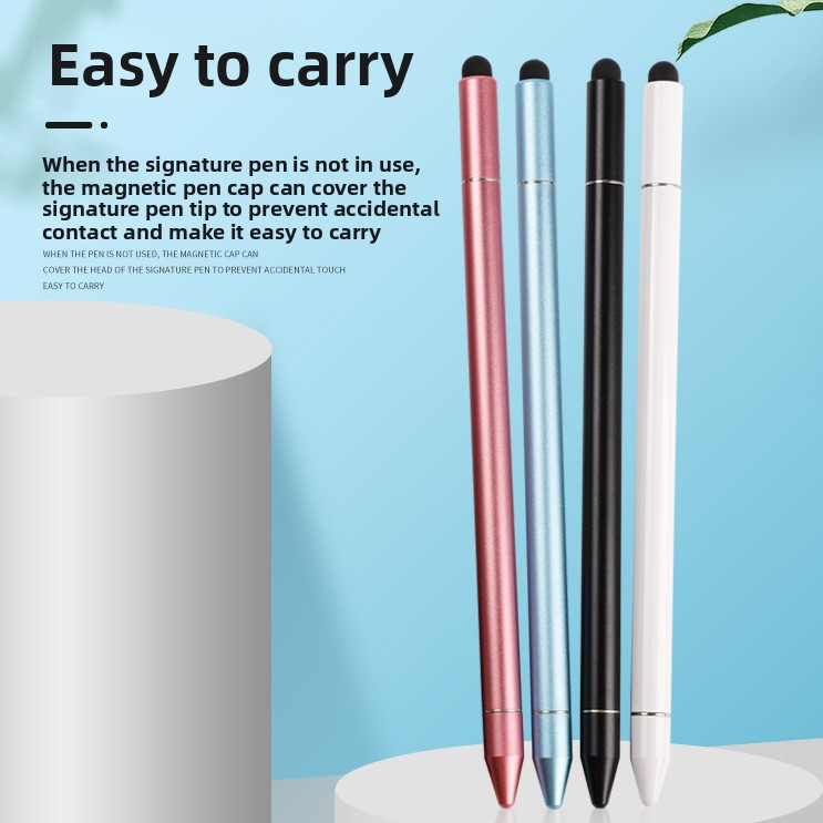 Magnetic Capacitive Stylus Pen Works with Huawei, Apple, iPad, Xiaomi, OPPO, Samsung phones, tablets, and laptops