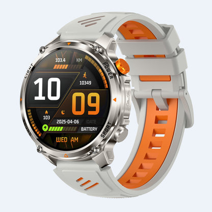 Smart Sports Watch with Health Monitor Bluetooth Call Flash Light Waterproof