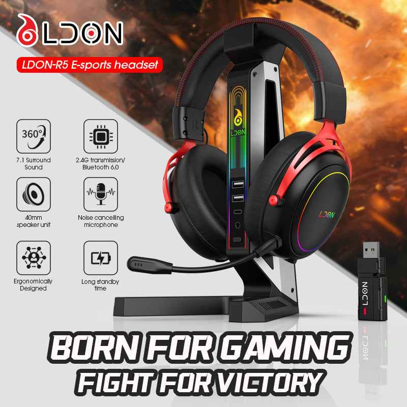 LDON R5 Wireless Gaming Headset
